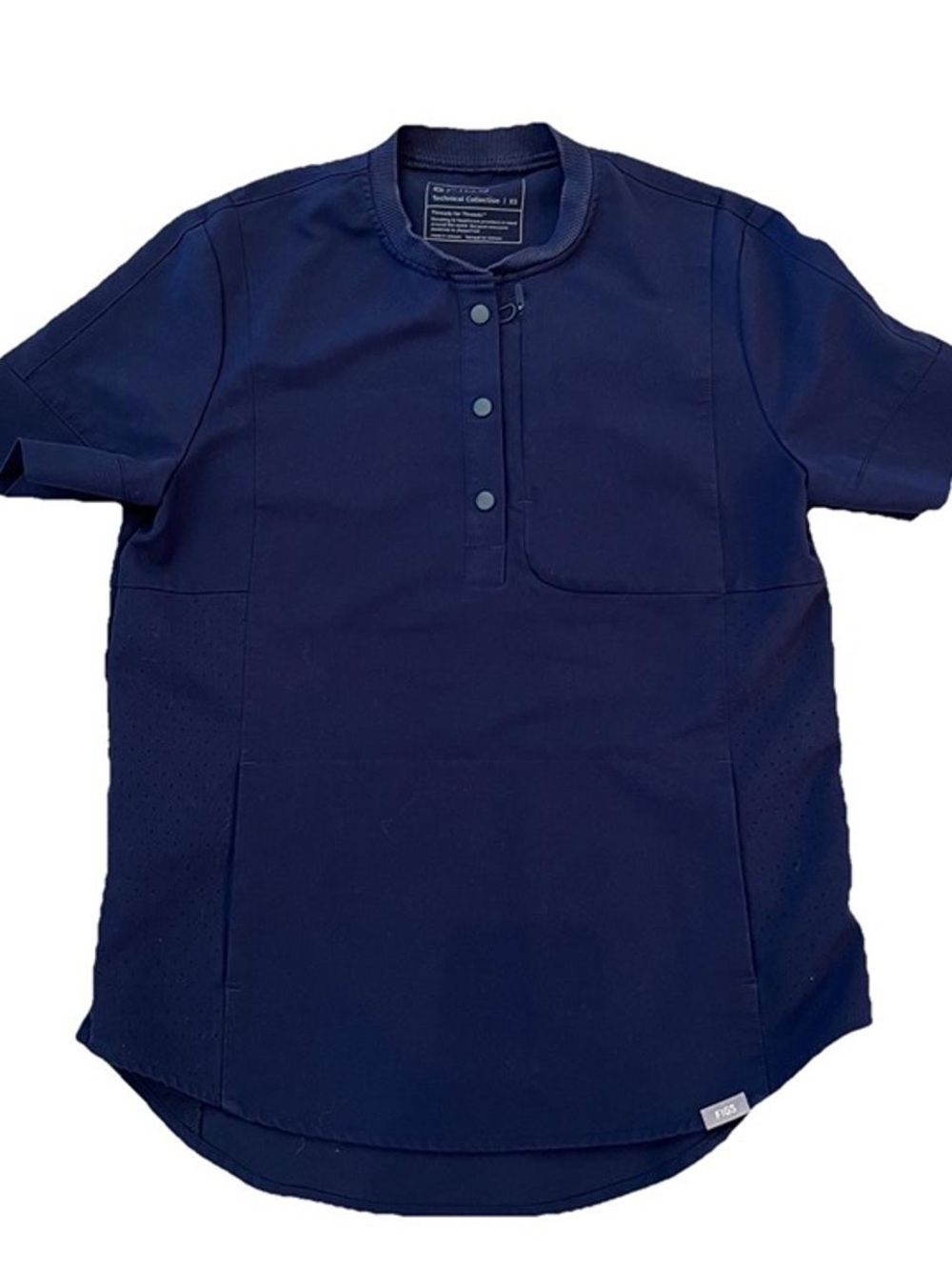 Figs Limited Edition Gidya Henley Scrub Top- Women Size XS